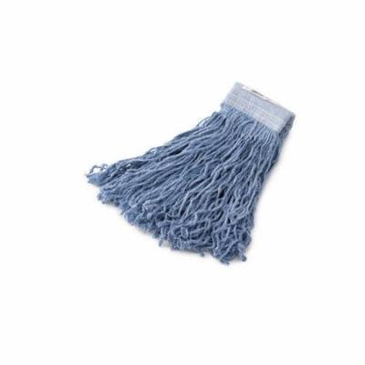 Rubbermaid Commercial Products Synthetic Wet Mop Heads with 5'' Blue Headband in Blue