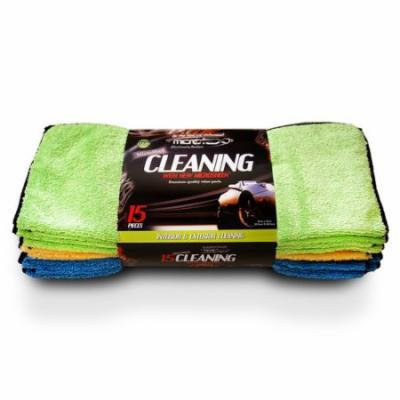 Microtex Platinum XL Microfiber Cleaning Cloths, 15pk