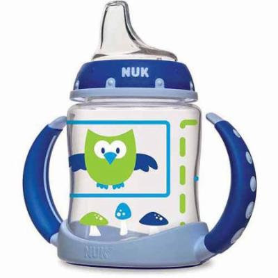 NUK Woodlands Learner Cup, 5 Ounce, 2-Pack, Silicone, BPA-Free, Boy