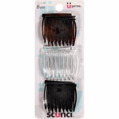 scunci Small Side Combs, 6 count