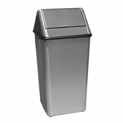 Witt Waste Watchers 13-Gal Metal Series Swing Top Receptacle