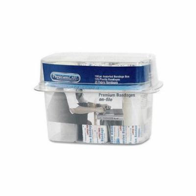 PHYSICIANSCARE Bandage Box Kit, 150 Assorted Bandages