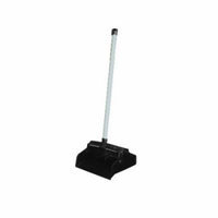 IMPACT 37'' Lobby Master Plastic Lobby Dustpan in Black Pan and White Handle (Set of 6)