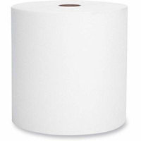 Kleenex Non-Perforated Hardroll Paper Towel Rolls, White, 6 rolls