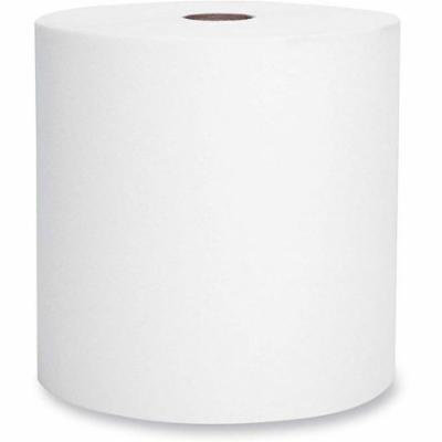 Kleenex Non-Perforated Hardroll Paper Towel Rolls, White, 6 rolls