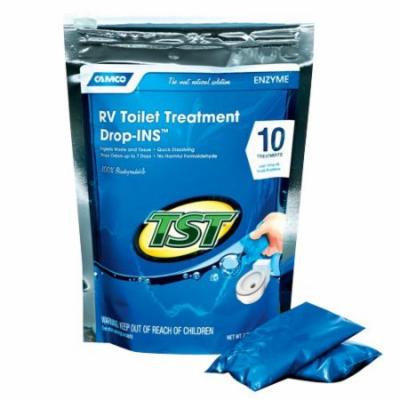 Camco TST Blue Enzyme Toilet Chemical Drop-Ins, 10pk