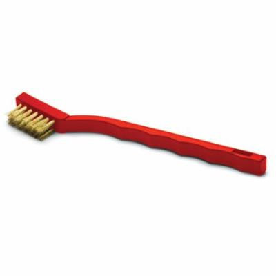 Titan 41226 Small Brass Wire Brush, Brass Bristles Ideal For Cleaning Aluminum Welds
