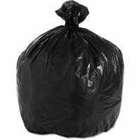 Boardwalk 33 Gallon Super Extra-Heavy Grade Trash Bags, Black, 25 count, (Pack of 4)