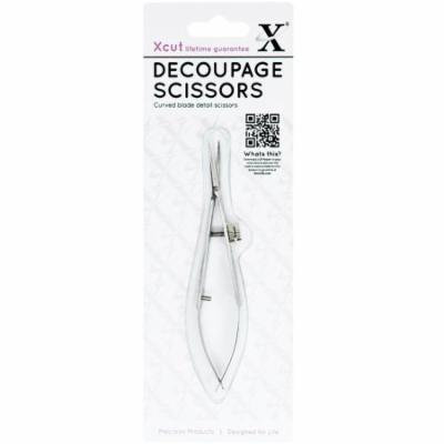 Xcut Ultra Fine Decoupage Scissors-Curved Tip
