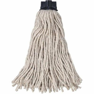 Rubbermaid Commercial White Cotton Replacement Mop Heads for Mop/Handle Combo, 12 count