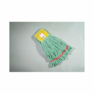 Rubbermaid Commercial Products Small Web Foot Wet Mop Head in Green