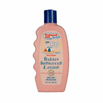 Sunscreen Lotion Babies, SPF 50 8 oz