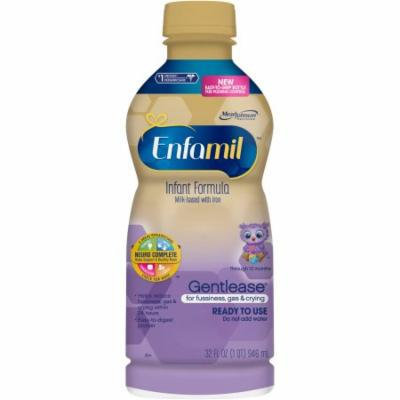 Enfamil Gentlease Bottled Liquid Formula, 32 fl oz, 6 count