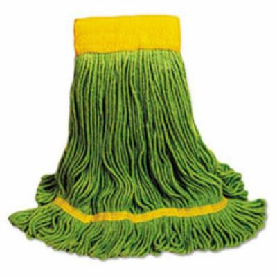 Unisan Ecomop Looped-End Mop Head, Recycled Fibers, Medium Size
