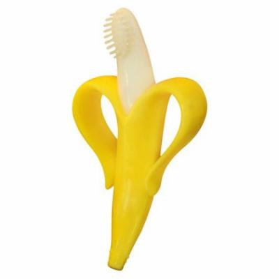 Baby Banana Brush Toothbrush With Handles For Infants