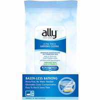 Ally Adult Care Ultra Thick Bathing Cloths, 8 sheets