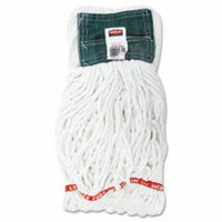 Rubbermaid Commercial Products Web Foot Shrinkless Looped-End Wet Mop Head, Medium