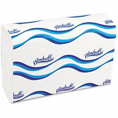 Windsoft Embossed C-Fold Bleached White Paper Towels, 150 sheets, 12 ct