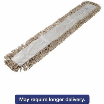 Boardwalk Industrial Cotton Dust Mop Head, White