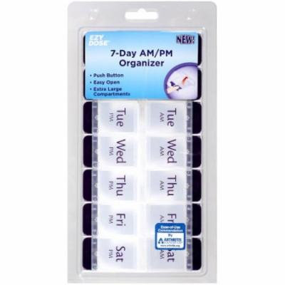 Ezds 2X Push Planner Ezy Dose 7-Day Am/PM Organizer 1