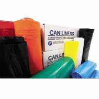 Inteplast Group 60 Gallon Low-Density Can Liner in White, 25/Roll
