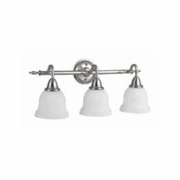 3-Light Satin Nickel Bronze Bath Bar