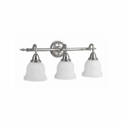 3-Light Satin Nickel Bronze Bath Bar