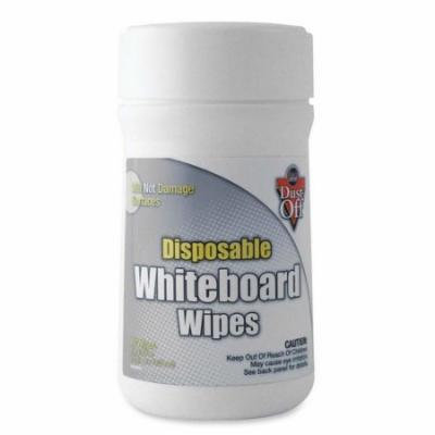 FALCON SAFETY Whiteboard Wipes, Disposable, 80 Wipes