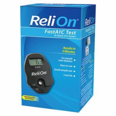 ReliOn FastA1C Test At-Home A1C System