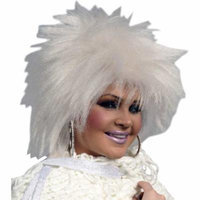 Fright White Shag Wig