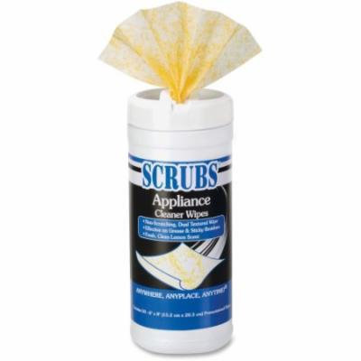 Dymon SCRUBS Appliance Cleaner Wipes, 50 sheets