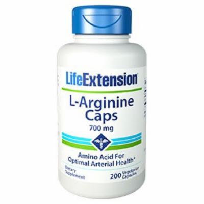L-Arginine Caps 700 mg Life Extension 200 VCaps