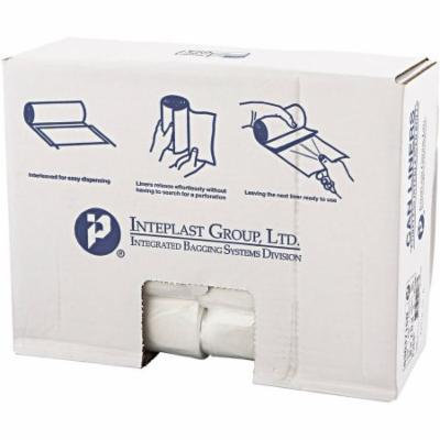 Inteplast Group High-Density Can Liners, Clear, 30 Gallon, 20 count