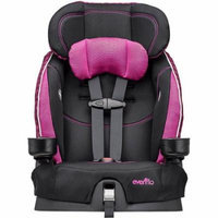 Evenflo Advanced Chase LX Harnessed Booster Car Seat, Berry Dot