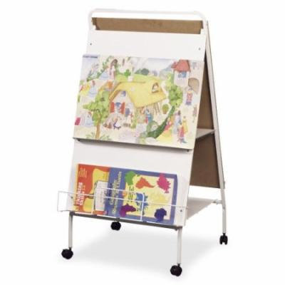 Balt Folding Marker Tray Double Sided Casters Board Easel