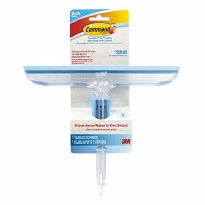 Command Twin Blade Squeegee with Water-Resistant Strips, SQ-4-C