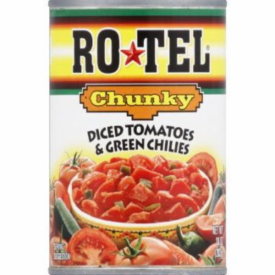 Rotel Chunky Diced Tomatoes & Green Chilies, 10 oz (Pack of 12)