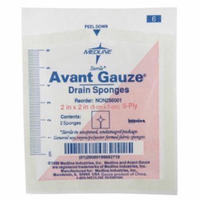 Avant Gauze Sterile Drain Sponge NON256001Z