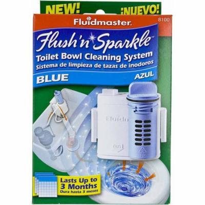 Fluidmaster 8100P8 Flush 'N' Sparkle Toilet Bowl Cleaning System