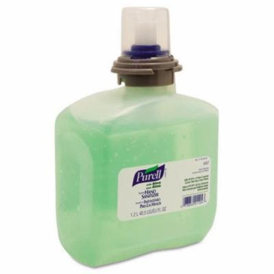 Go-Jo Industries 545704EA Advanced TFX Gel Instant Hand Sanitizer Refill w/Aloe, 1200mL