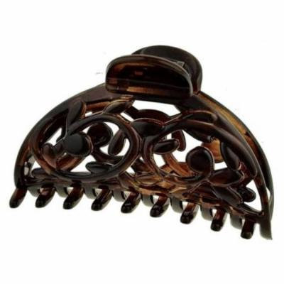Camila Paris CP1822 3 inch Tortoise Shell Hair Clips Spring Cover - Pack Of 4