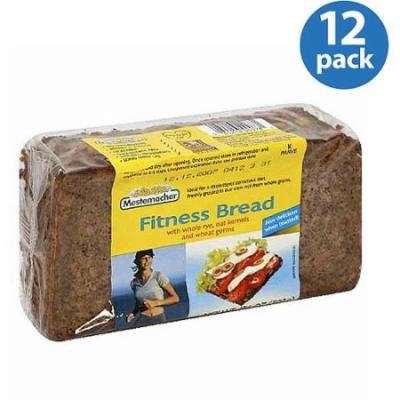 Mestemacher Fitness Bread, 17.6 oz (Pack of 12)