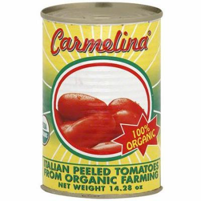 Carmelina Italian Peeled Organic Tomatoes, 14.28 oz (Pack of 12)