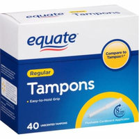 Equate Regular Absorbency Unscented Tampons, 40 count