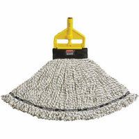 Rubbermaid Commercial Large White Maximizer Blended Mop Heads, 6 count