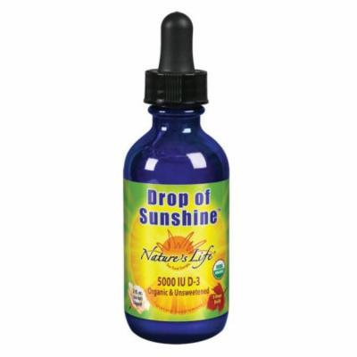 D3 Drop of Sunshine 5000 IU Unflavored Nature's Life 2 oz Liquid