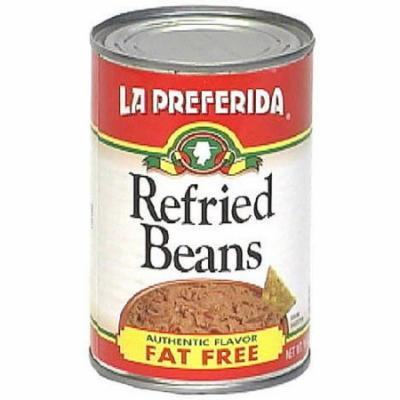 La Preferida Fat Free Refried Beans, 16 oz (Pack of 12)