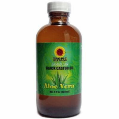 Tropic Isle Living Jamaican Black Castor Oil with Aloe Vera, 4 oz