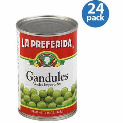La Preferida Pigeon Peas, 15 oz, (Pack of 24)