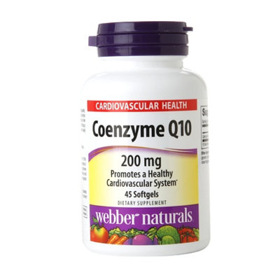 Webber Naturals Coenzyme Q10 200mg, Softgels